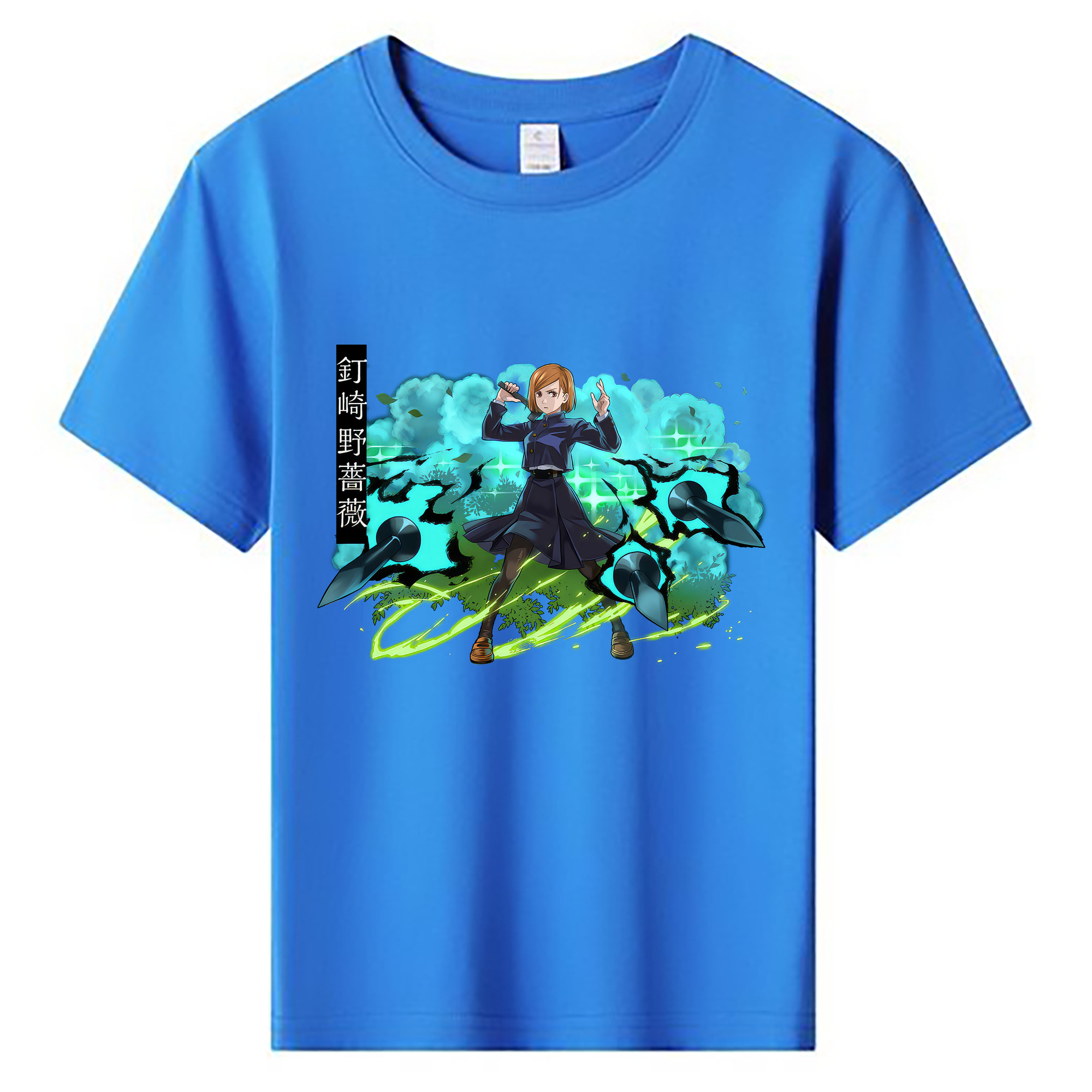 （画像用） 呪術廻戦 Jujutsu Kaisen 綿100％キッズTシャツ（フロントプリント）
